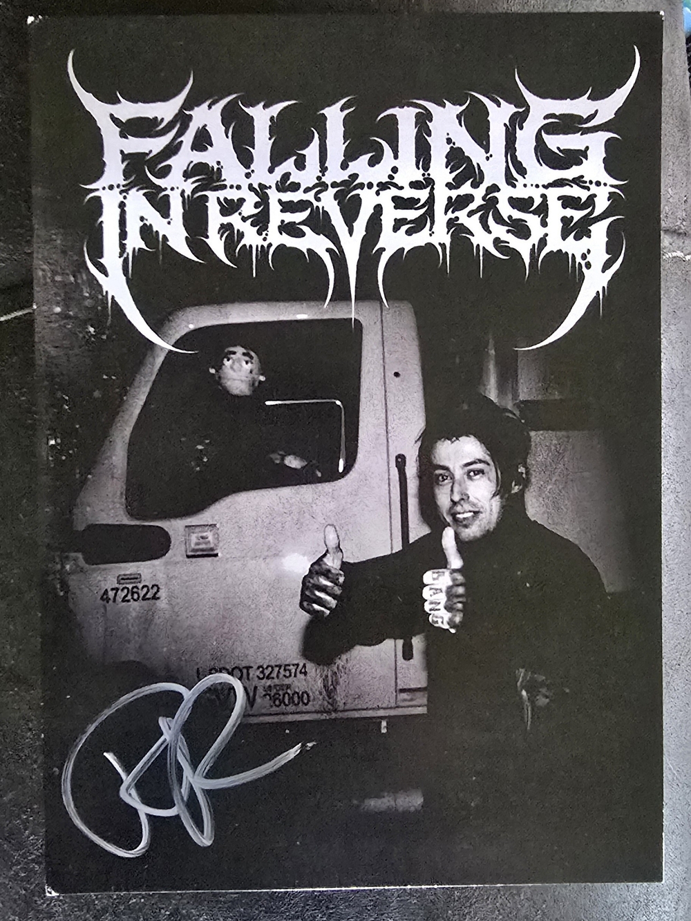 Black Falling In Reverse Graphic Phone Case - Branded Design